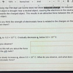 Pith ball lab gizmo answer key