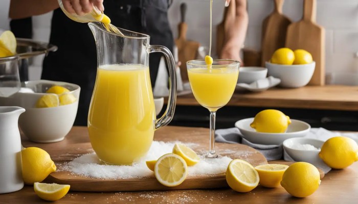 A recipe for lemonade tells how many quarts