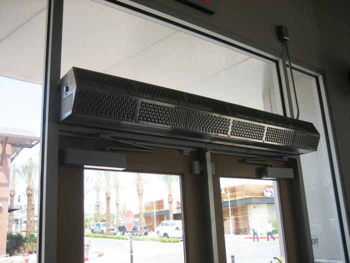 Air curtains should be installed at the delivery entrance