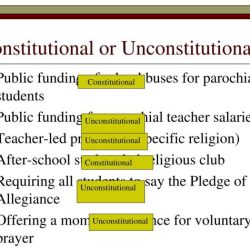 Constitutional or unconstitutional worksheet answers